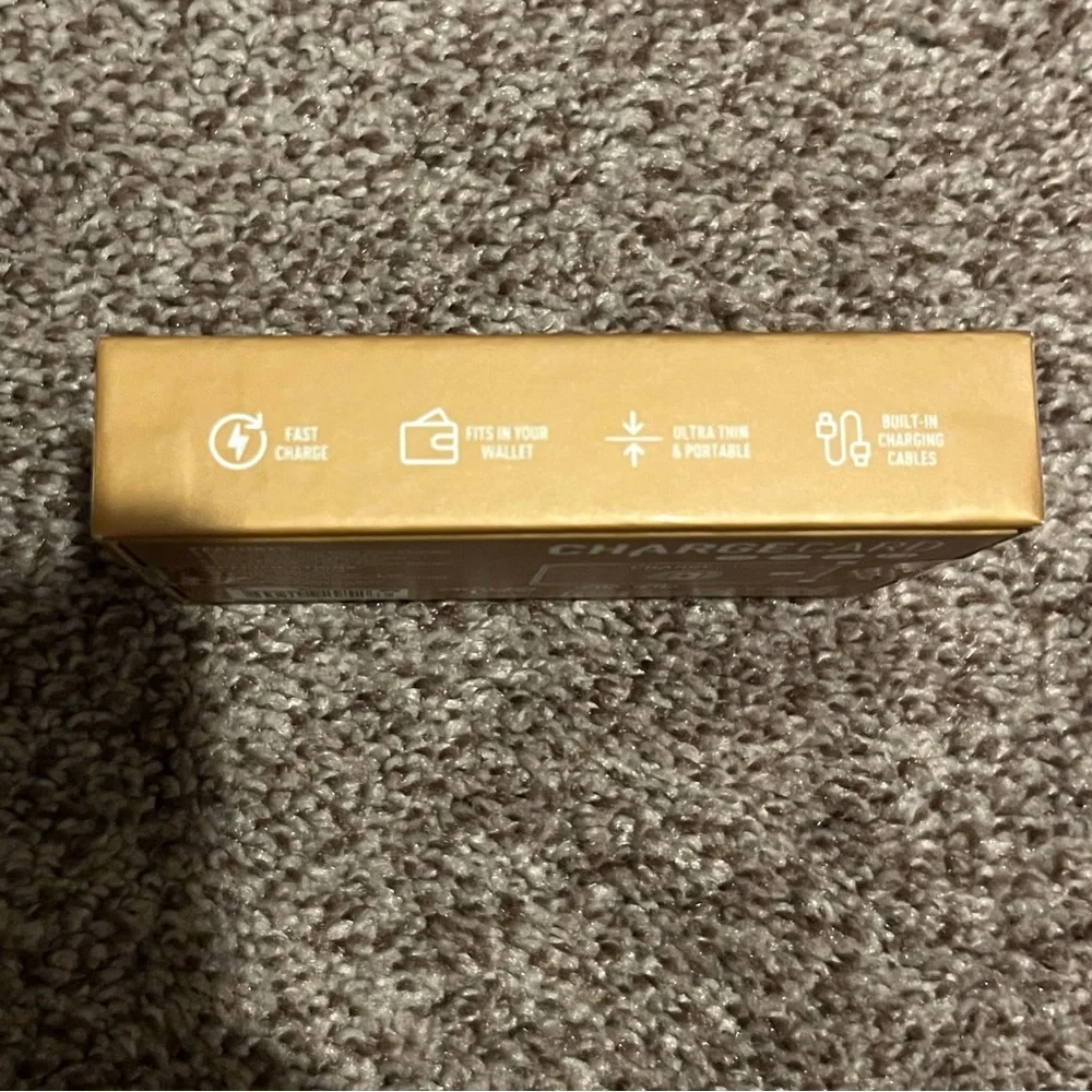 NWT Gold Aquavault Charge Card